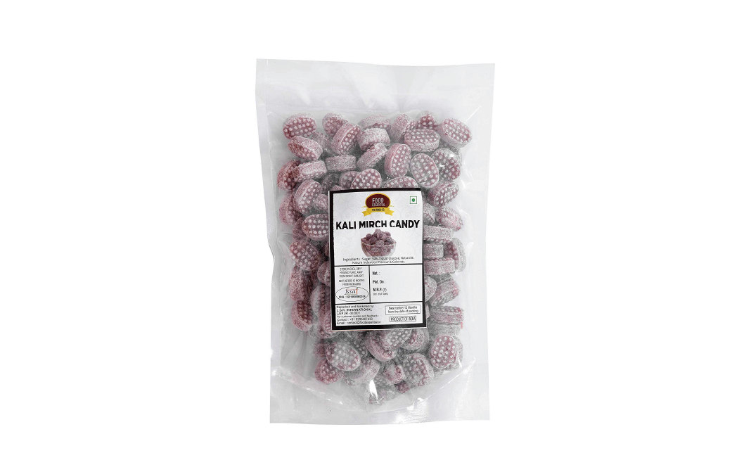 Food Essential Kali Mirch Candy    Pack  1 kilogram